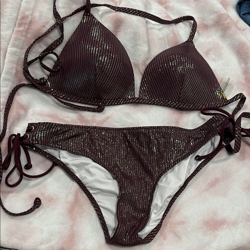Victoria's Secret Sparkling Bikini size L